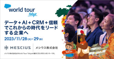 【イベントのお知らせ】RaySeeetブース出展-Salesforce World Tour Tokyo 2023-